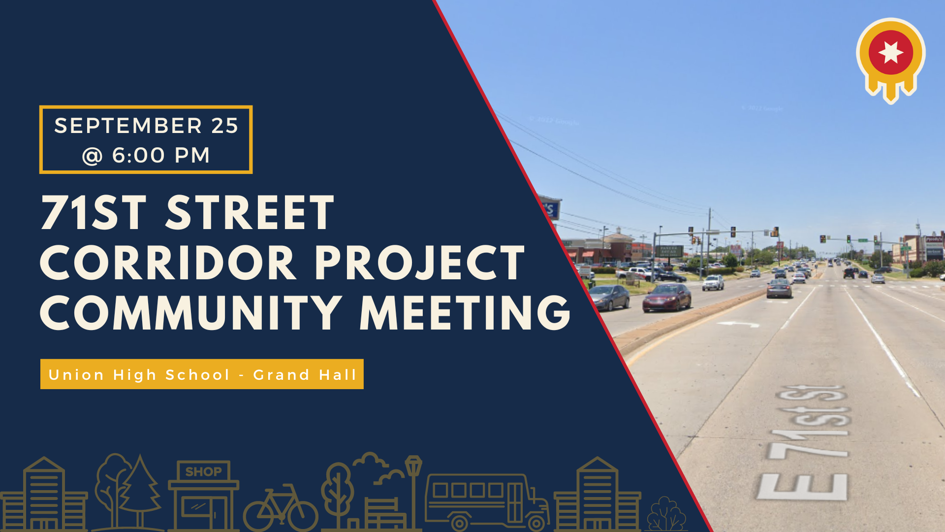 71st Street Corridor Revitalization - Community Meeting on September 25, 2023